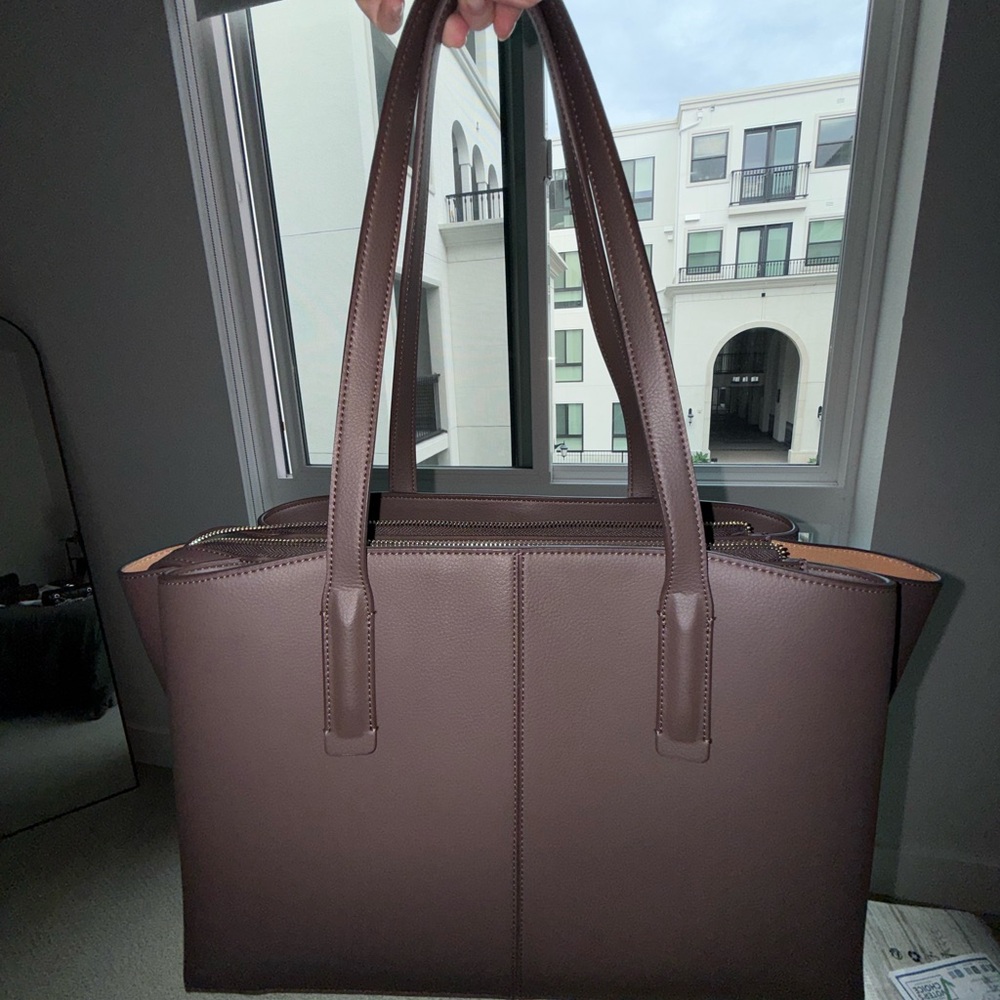 Freja NYC Paloma Tote in Espresso
